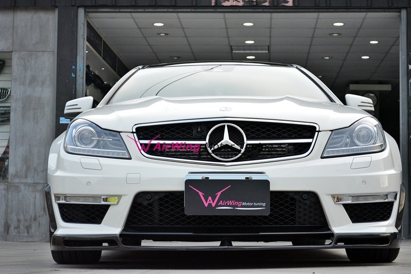W204 C63 facelift Vorsteiner front lip 2
